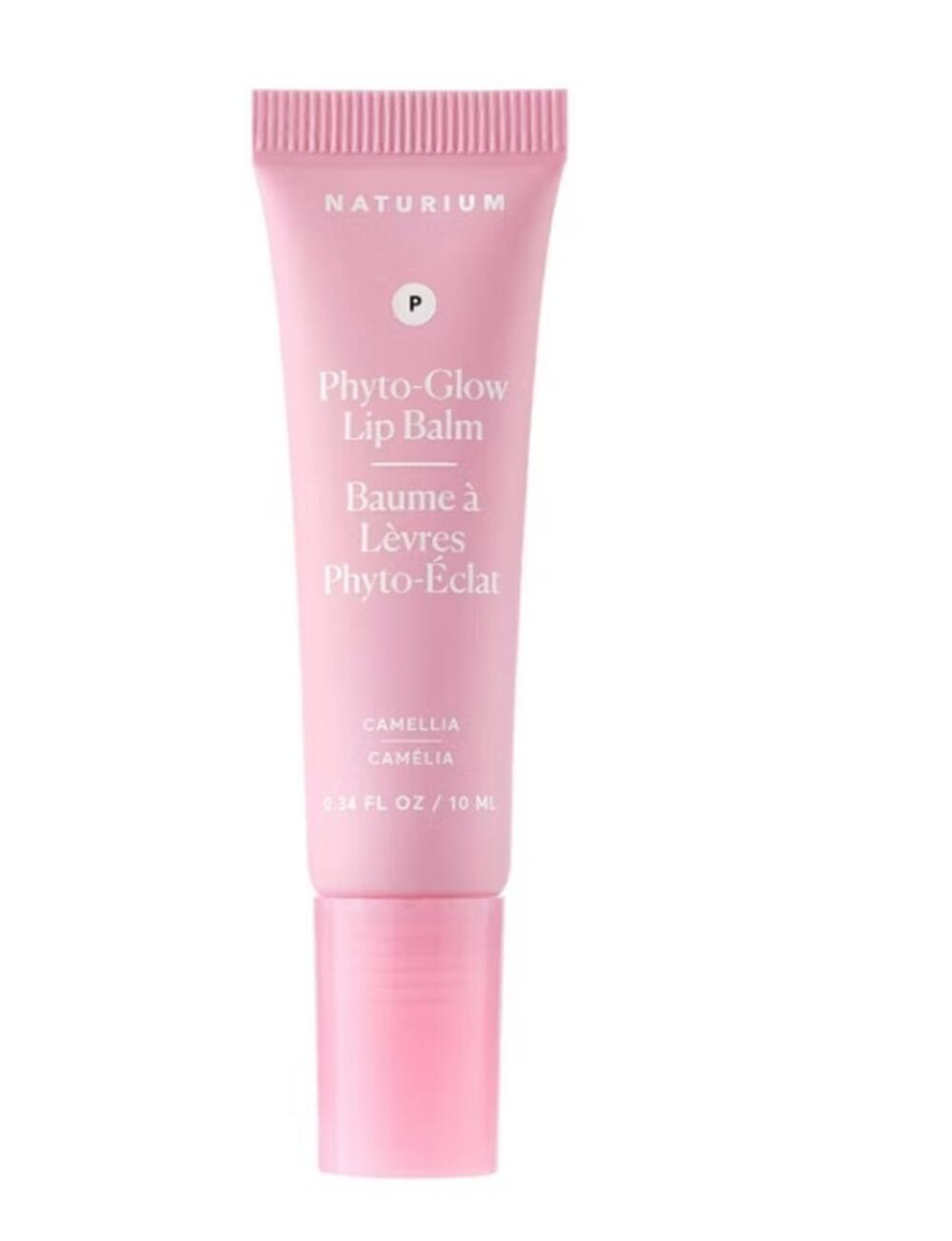 NATURIUM | PHYTO GLOW LIP BALM | SHADE: CAMELLIA - DAMAGED BOX
